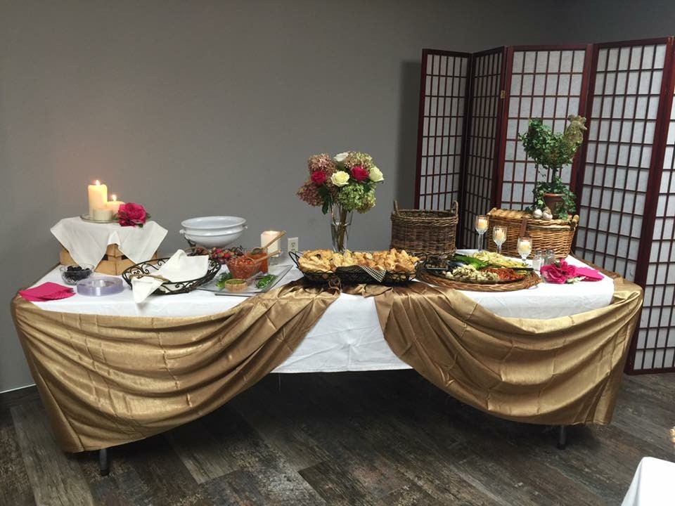 Banquet appetizer table