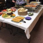 Banquet food table